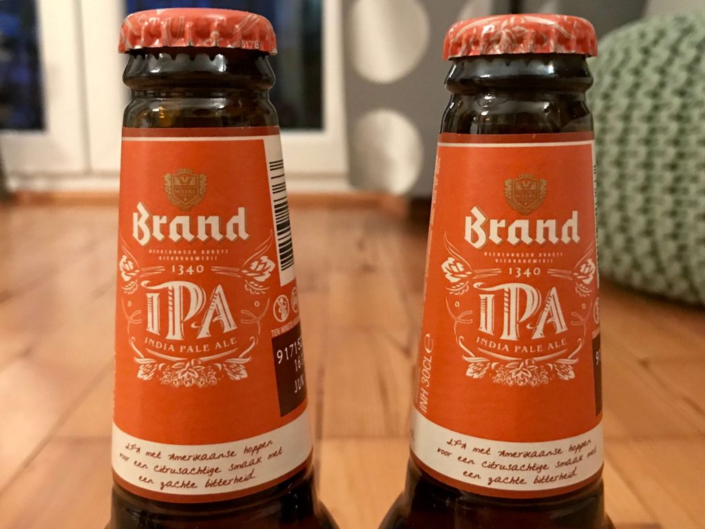 ブランズビール　インディアペールエールのラベル ブランド