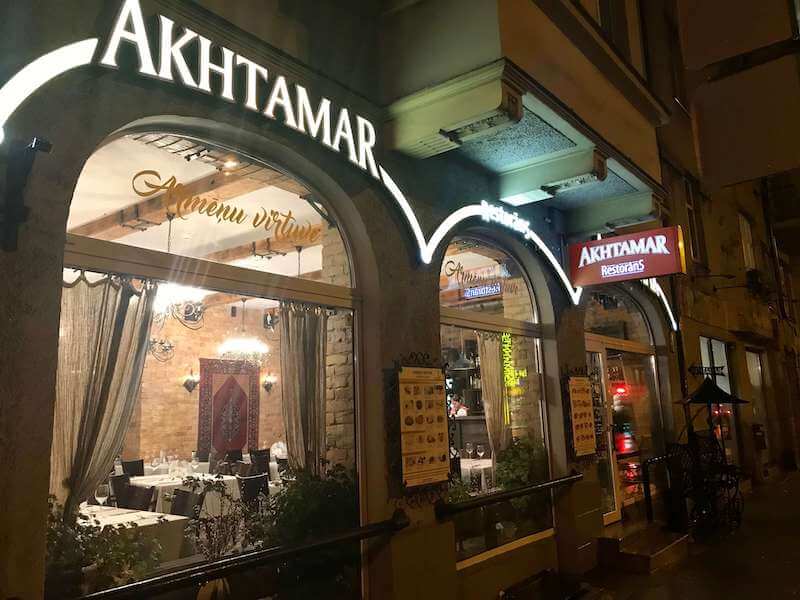 リガのアルメニア料理レストラン